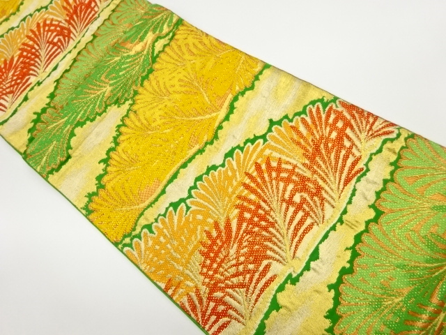 若松模様織出し袋帯